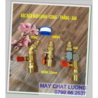 Béc rửa máy lạnh - cong - thẳng – 360