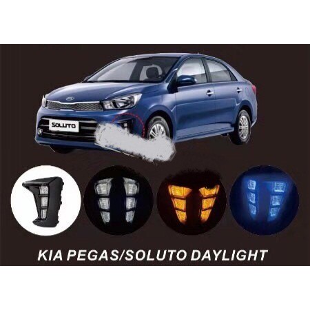 Đèn led gầm Kia Soluto 2019 - 2020