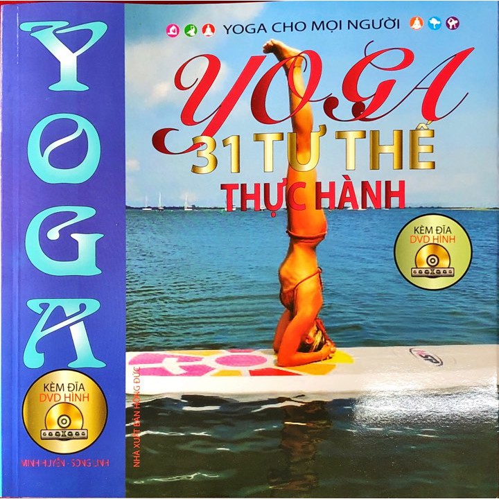 Sách  - Yoga 31 Tư Thế Thực Hành (tặng kèm đĩa DVD)