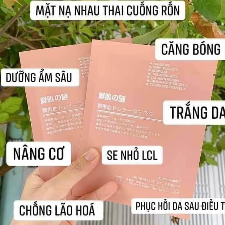 Sét  Mặt Nạ Tế Bào Gốc Nhau Thai Cuống Rốn Rwine Beauty