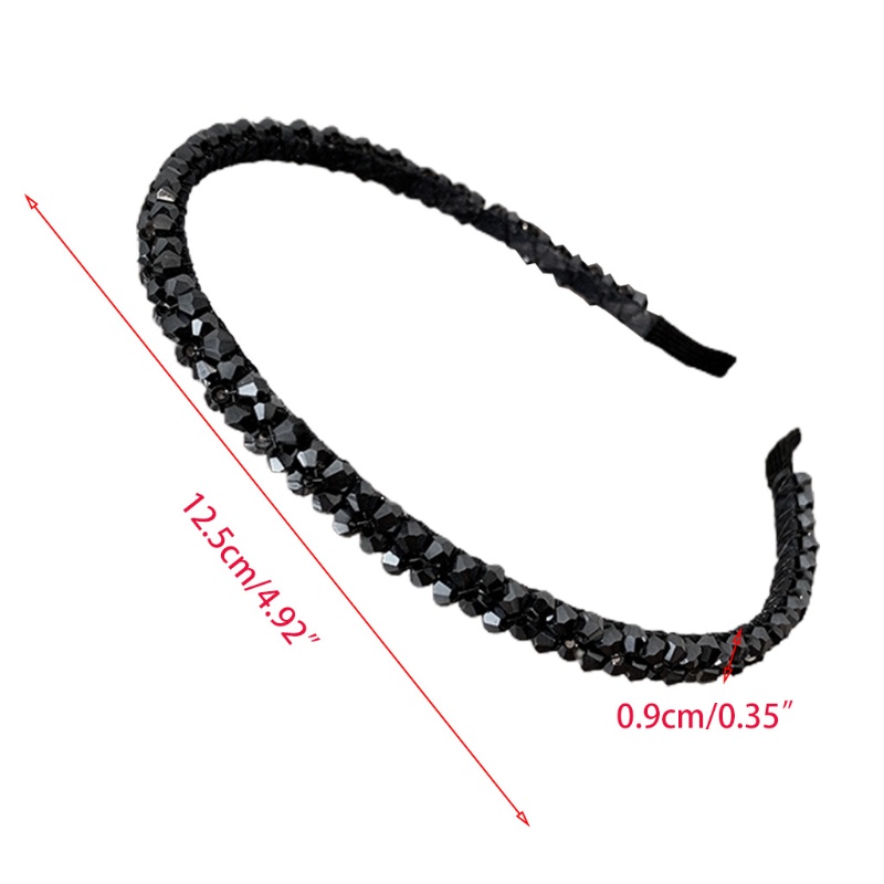 Flgo Băng Đô Đính Đá Ngọc Trai Lấp Lánh Sang Trọng Cho Nữ