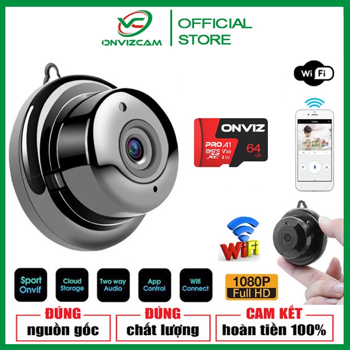 [SIÊU SALE] Camera IP WIFI  treo tường V380pro siêu nét