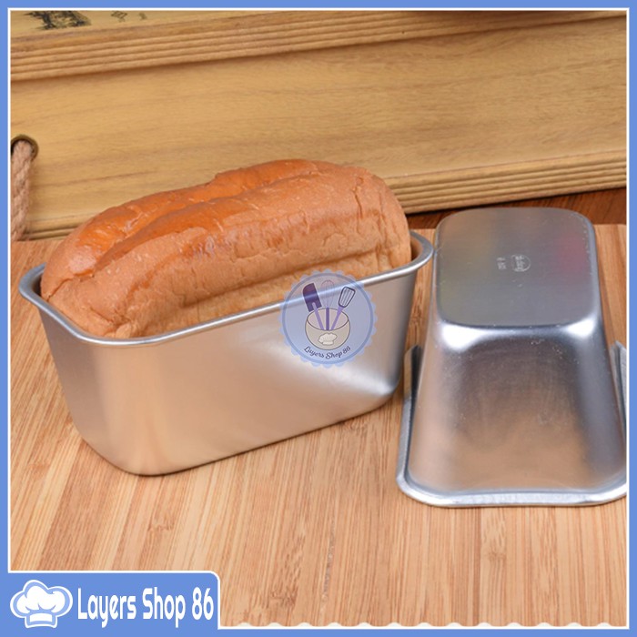 Bộ 3 Khuôn loaf/ khuôn Bếp Fondant Công cụ Bánh hình chữ nhật Khay hợp kim nhôm để nướng
