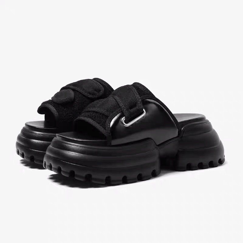 Flatform slippers / dép đế cao thời trang / dép sandal đế bánh mì