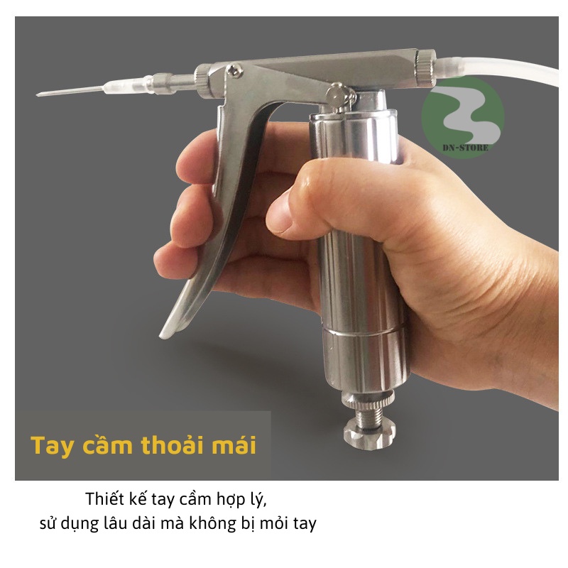 Xi lanh tự động thú y Dương ninh MEZ 2ml tiêm gia xúc gia cầm XL40