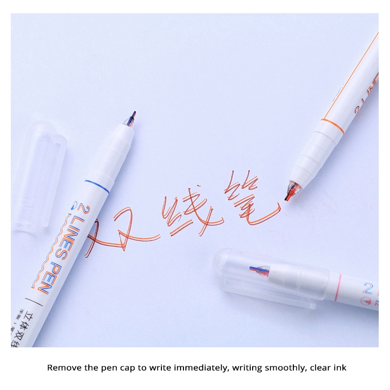 Bút highlight 2 màu viết chữ sáng tạo