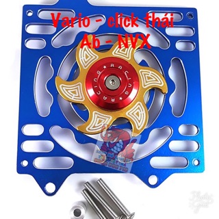 (HCM)CHE KÉT NƯỚC NHÔM CNC QUẠT LỐC XOÁY VARIO - CLICK THÁI - AB - NVX