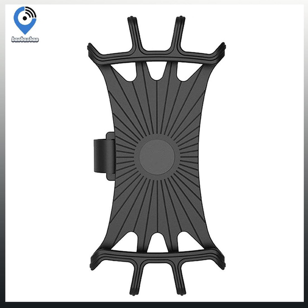 Giá giữ điện thoại gắn ghi đông xe máy xe đạp bằng silicone xoay được tiện lợi dành cho loại 4.0 - 6.0 inch