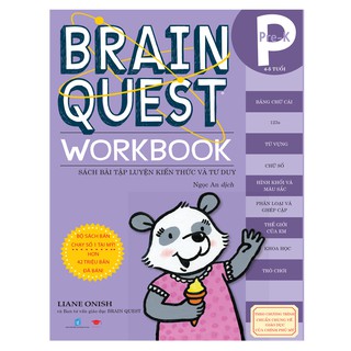 Braint Quest Workbook PreK - bài tập workbook PreK - Song ngữ Anh Viêt - Á Châu Education