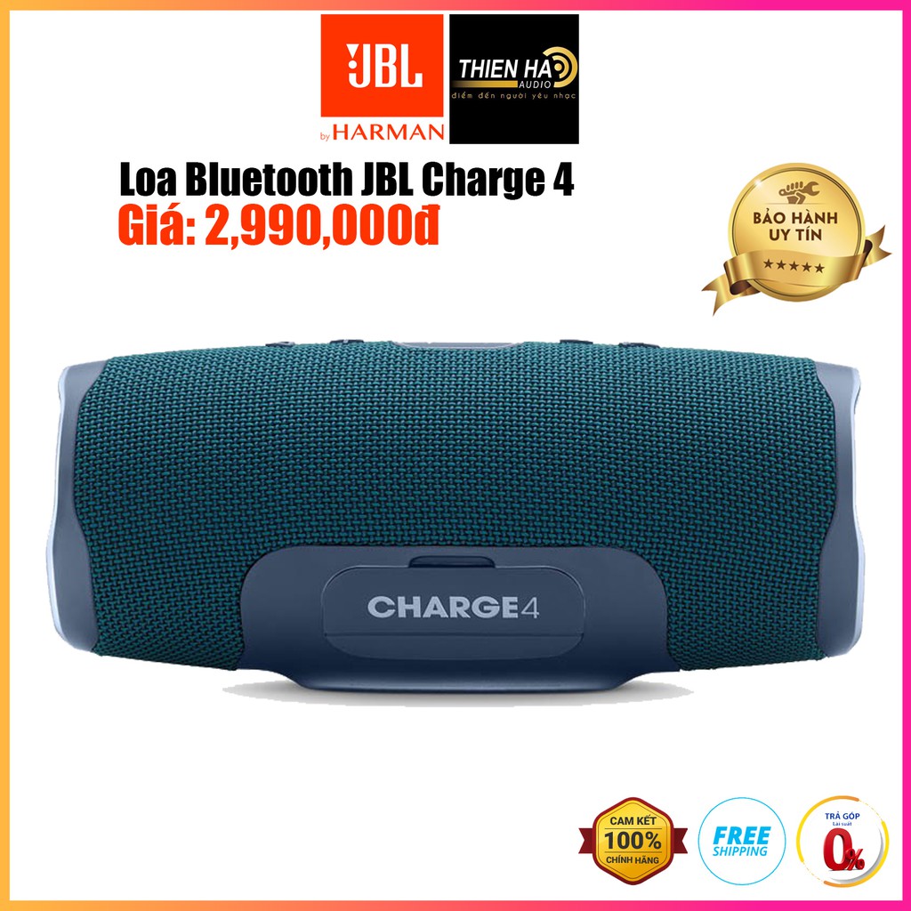 Loa Bluetooth JBL Charge 4 30W - Hàng Chính Hãng