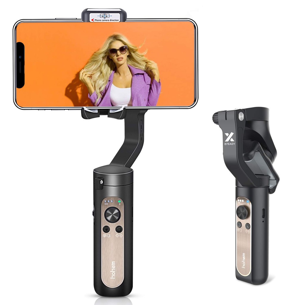 Tay cầm chống rung Gimbal Hohem iSteady X cho điện thoại hỗ trợ quay phim, chụp ảnh chuyên nghiệp - Hàng chính hãng