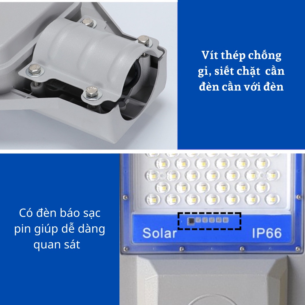 Đèn năng lượng mặt trời Phi Thuyền công suất 400W,500W chính hãng vỏ nhôm tĩnh điện nguyên khối, có điều khiển, BH 2 năm