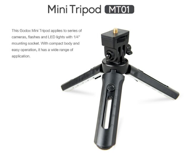 ✔ GẬY TRIPOD MINI MTO1 THẾ HỆ MỚI