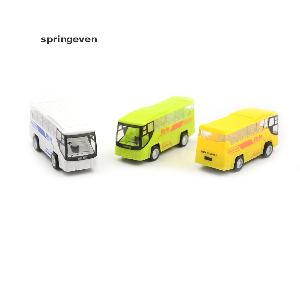 Mô hình đồ chơi xe buýt bằng nhựa cho trẻ em