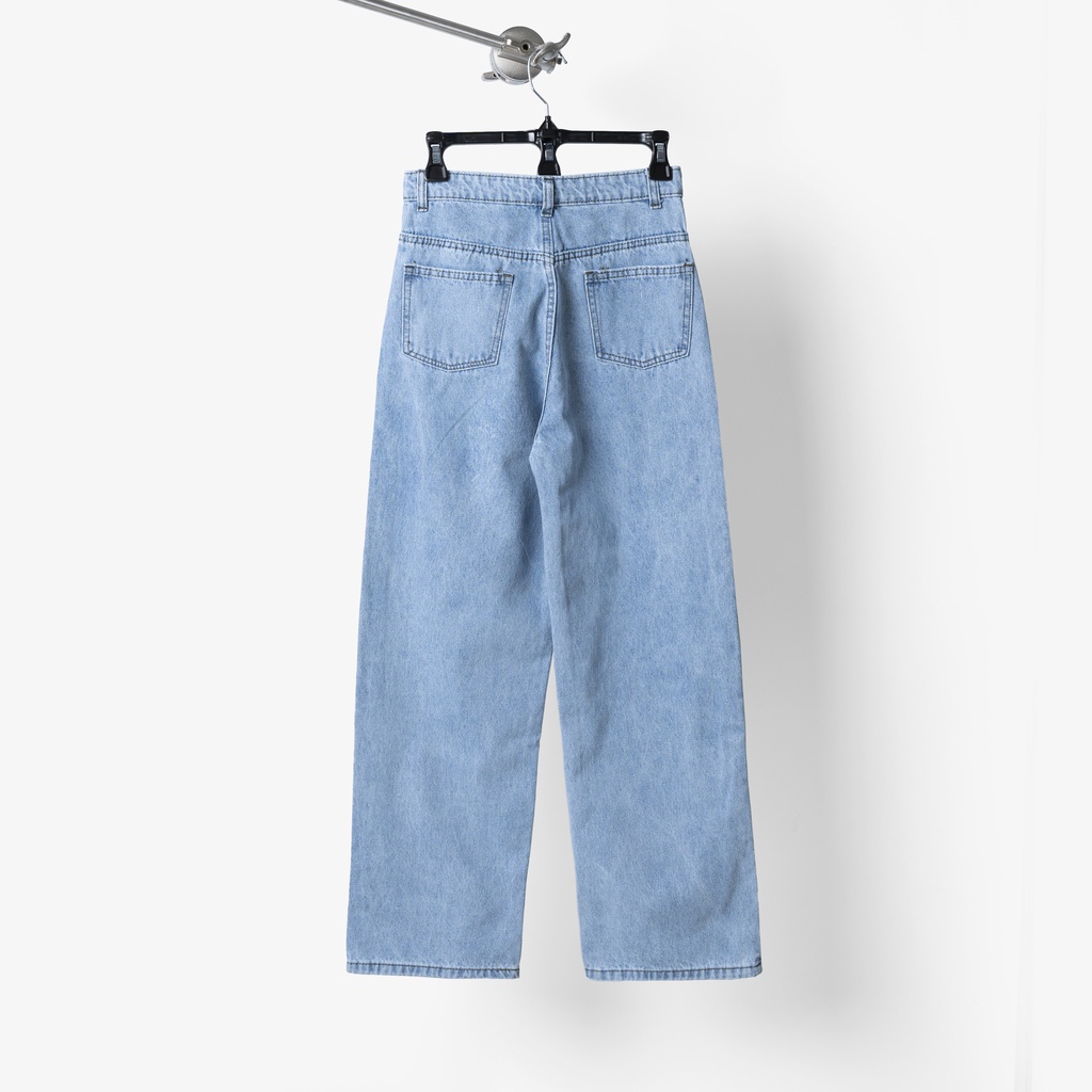Quần jeans ống suông rộng nữ phong cách Retro Ulzzang (Có Bigsize ) - Quần jean ống rộng ADO JEANS. (JDVB)