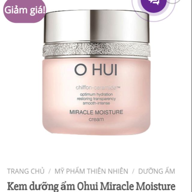 Kem dưỡng da ohui