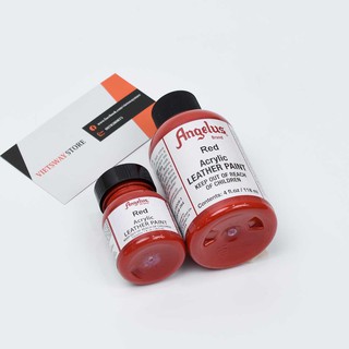 Màu Angelus Acrylic Leather Paint vẽ trên chất liệu da, vải - Màu Red