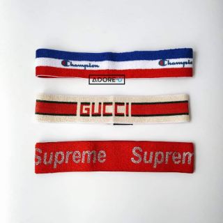 Băng đô / headband Gucci / Champion / Supreme