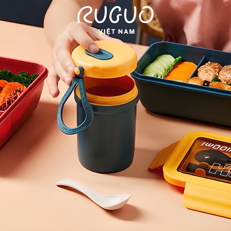 Cốc Giữ Nhiệt Đựng Canh Chống Tràn Candy Cup 300ml Cao Cấp