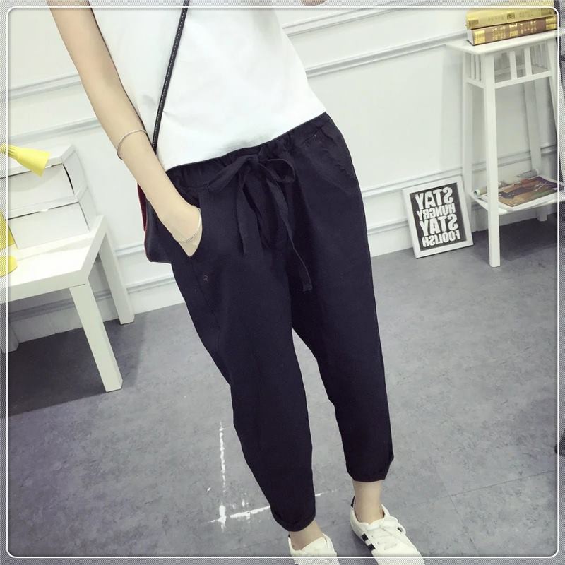 (Sẵn) Quần baggy cạp chun chất có co giãn cực đẹp | BigBuy360 - bigbuy360.vn