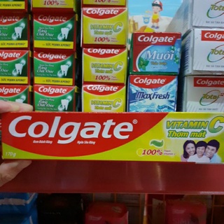 kem đánh răng colgate vitamin C thơm mát hộp 170g