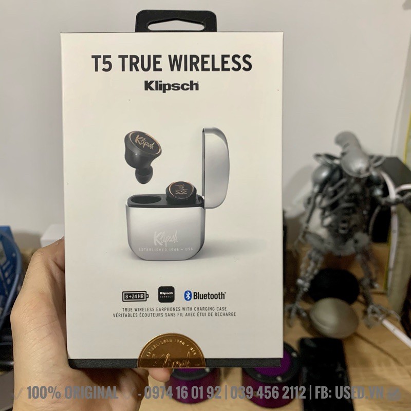 Tai nghe Klipsch T5 True wireless | USEDVN