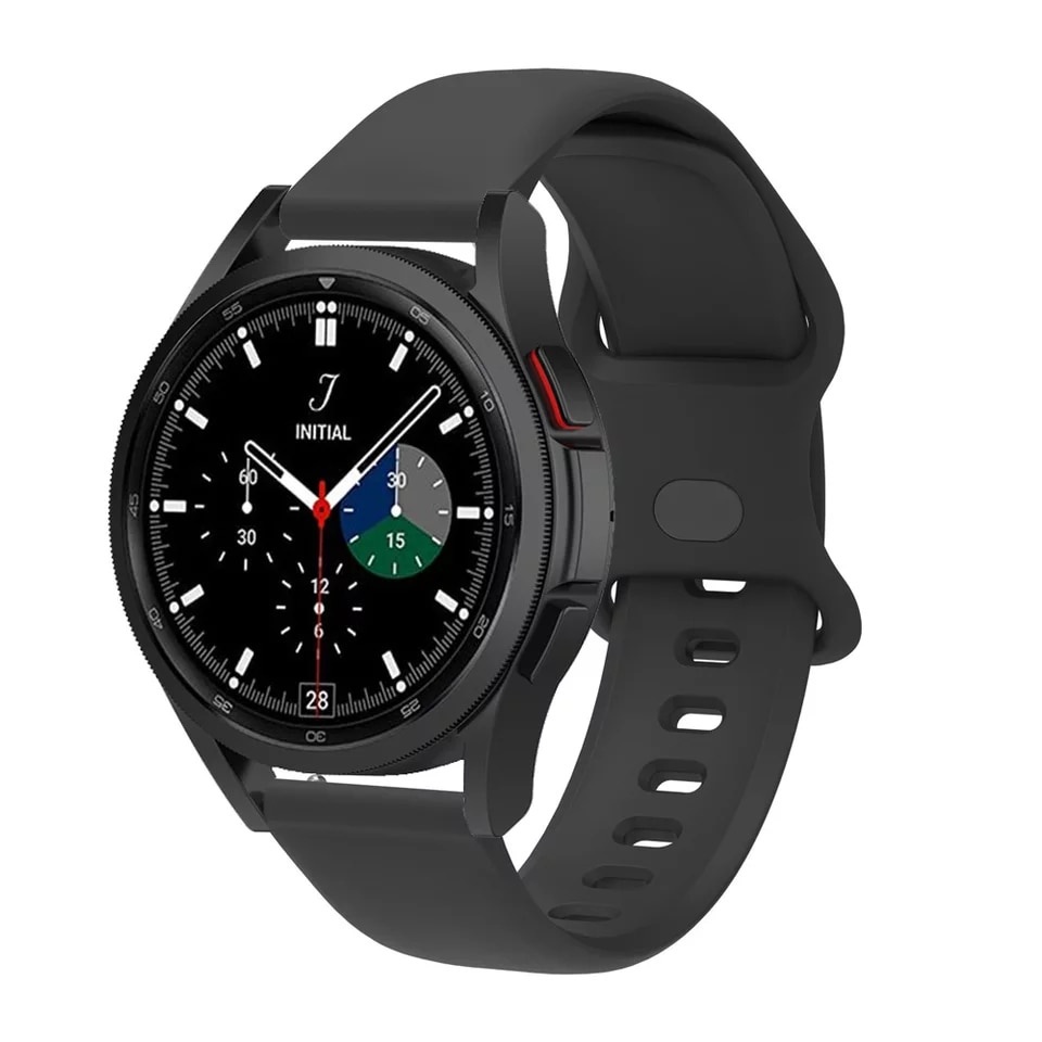 Dây đeo silicon 20mm thích hợp cho đồng hồ thông minh Samsung Galaxy Watch 4 44mm 40mm/ Watch 4 Classic 42mm 46mm