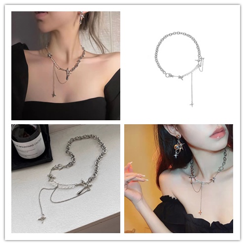 Vòng cổ Mặt Hình Giọt Nước Phong Cách Thời Trang Cho Nữ