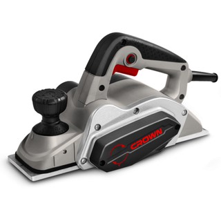 Máy bào gỗ crown ct14019 - công suất 710w - chiều rộng đường bào 82mm - máy bào điện cầm tay mini crown chính hãng