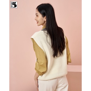 Áo len gile nữ viền cổ Twentyfive 3837