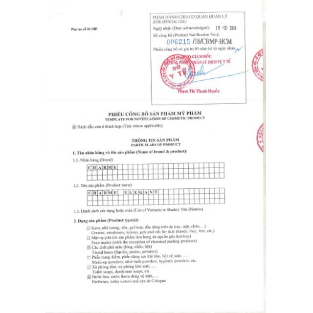 NƯỚC HOA CHARME ELEGANT 100ML | BigBuy360 - bigbuy360.vn