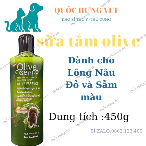 Sữa Tắm Olive dành riêng cho chó mèo