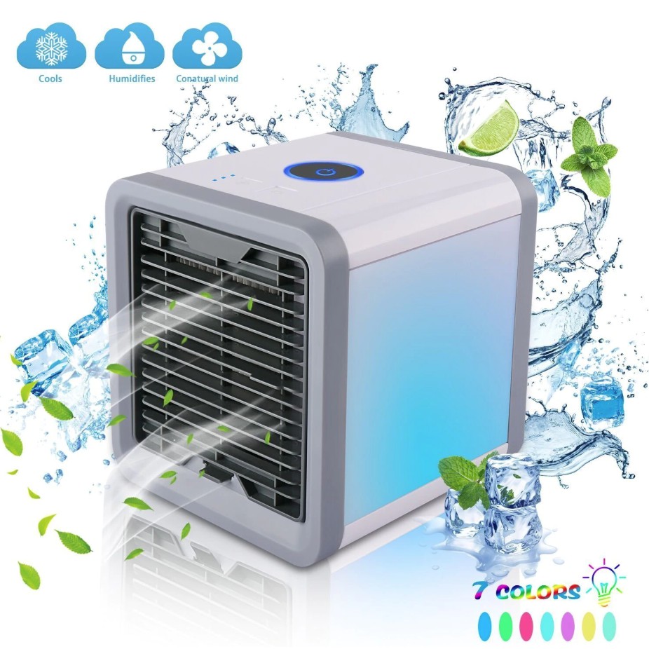 Máy Điều Hoà Mini , Công Suất 10W, Dung Tích Bình Chứa 750ml - Quạt Điều Hòa Mini Làm Mát Nhanh,Quạt Điều Hòa Quạt Mini