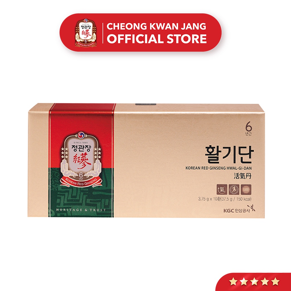 Viên Uống Hồng Sâm KGC Cheong Kwan Jang Vital Pills (Hwal Gi Dan) (3,75g x 10 viên)