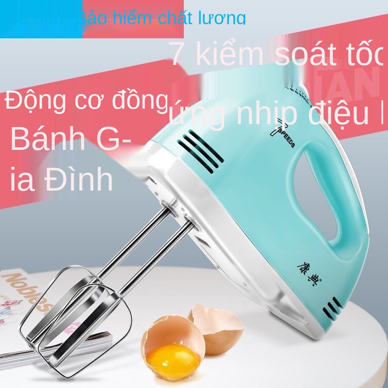 Máy trộn nhỏ để làm bánh và dụng cụ nướng kem, đánh trứng, trứng điện, tự động, gia