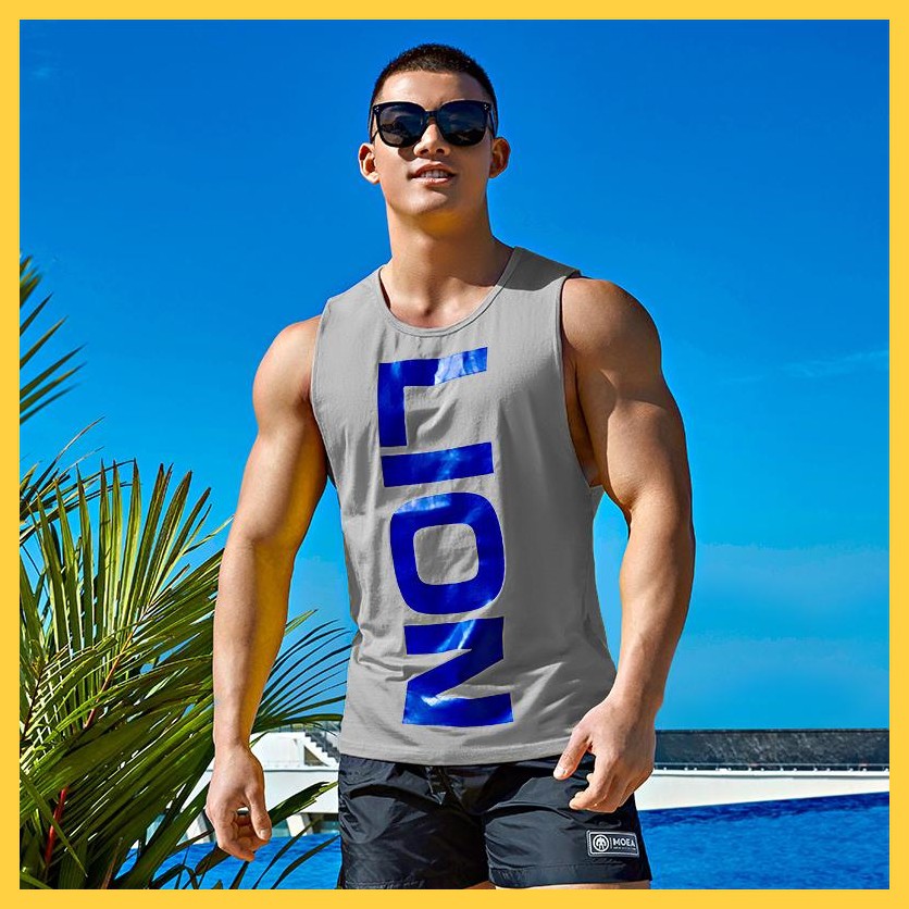 [Xã hàng] Áo thun nam TN105 ba lỗ đẹp sư tử vải sợi tre tổng hợp nhiều màu | BigBuy360 - bigbuy360.vn