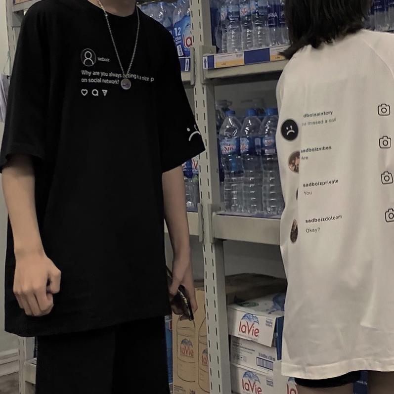 Áo thun nam nữ sadboiz WHY YOU áo phông tay lỡ form rộng unisex  chất cotton dáng thụng cá tính