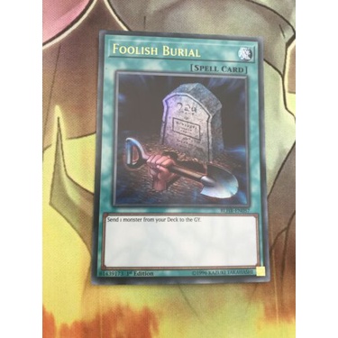 Thẻ bài YUGIOH - Foolish Burial - BLHR-EN057 - Ultra Rare 1st Edition - Normal Spell