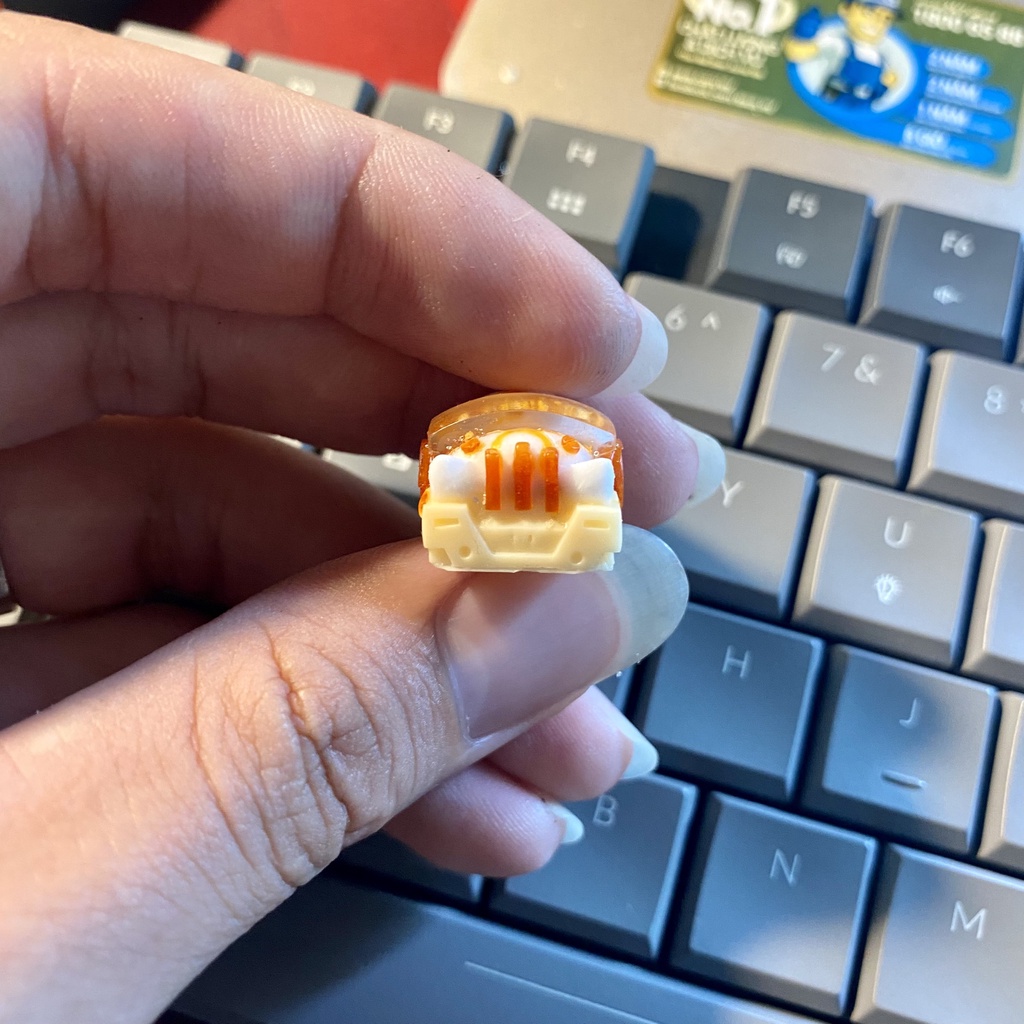Nút Bàn Phím Keycap Artisan Felix Cam Pastel Dạ Quang Clone trang trí bàn phím cơ Lionvn