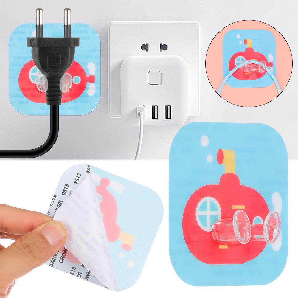 Giá Đỡ Cố Định Dây Cáp Gắn Tường Tiện Dụng|Kẹp Cố Định Dây Cáp Hình Thú Hoạt Hình Dễ Thương