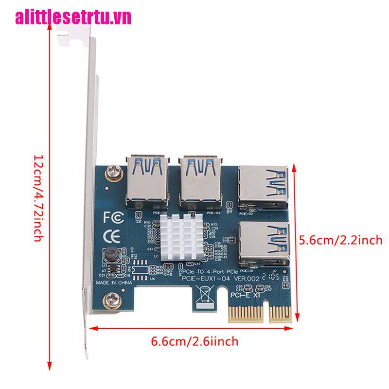 Bo Mạch Pci-E 1 4 Pci-Express Slot 1x Sang 16x Usb 3.0 | BigBuy360 - bigbuy360.vn