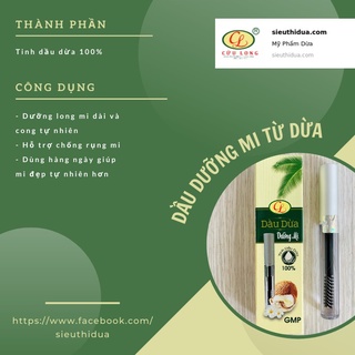 Dầu dừa dưỡng mi Cửu Long
