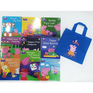 Túi tặng kèm bộ Peppa pig 10 cuốn