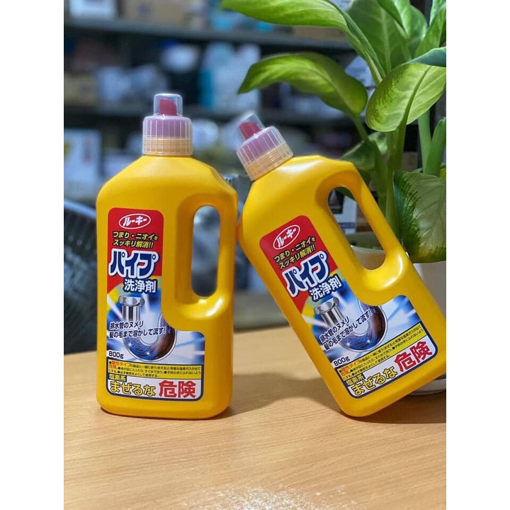 Chai Thông Tắc Đường Ông Cống Rocket 800g Nội Địa Nhật Bản Thông Bùn Tắ, Dầu Mỡ,.. - KJ HOME