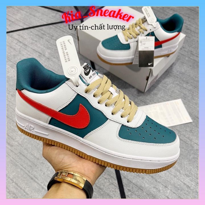 Giày _nike gucci nam nữ, giày nike_air_force 1 gucci xanh đỏ hàng cao cấp có full box bill/Kiasneaker