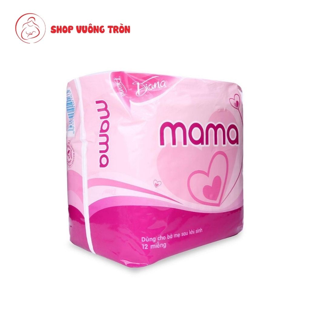 Băng Vệ Sinh Diana Mama Chính Hãng Dành Riêng Cho Mẹ Bầu Sau Sinh 12 Miếng