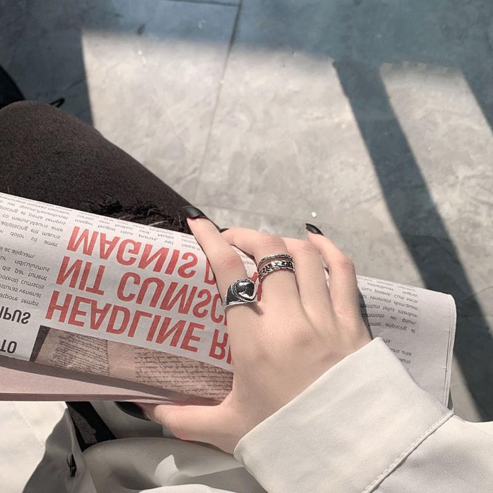 Nhẫn Đeo Tay Kim Loại Đính Đá Nhiều Màu Thời Trang Cho Nữ