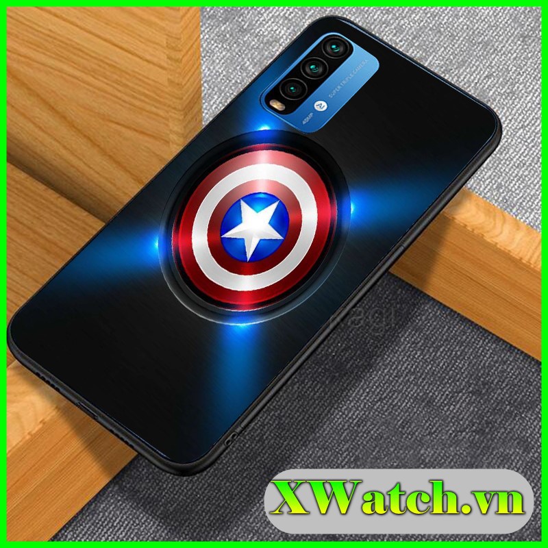 Ốp lưng phủ bóng Xiaomi Mi 11 lite Poco M3 / Poco x3 NFC K40 / K40 pro Redmi note 10 / Note 10 pro họa tiết Avengers