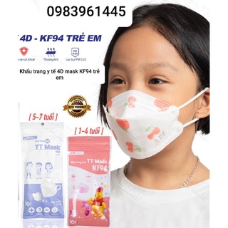Khẩu trang y tế 4d mask trẻ em kf94 trẻ em