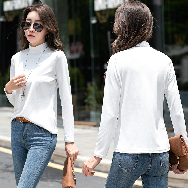 Áo Nhung Tay Dài Cổ Lọ Thời Trang Thu Đông 2020 Cho Nữ | BigBuy360 - bigbuy360.vn